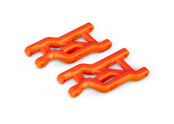 Traxxas - TRX2531T - Suspension arms, orange, front, heavy duty (2)