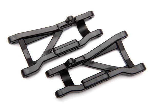 Traxxas - TRX2555X - Suspension arms, black, rear, heavy duty (2)