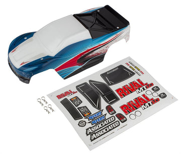 Team Associated - AE25839 - Rival MT10 Body karosseri malet i rød/ blå farve