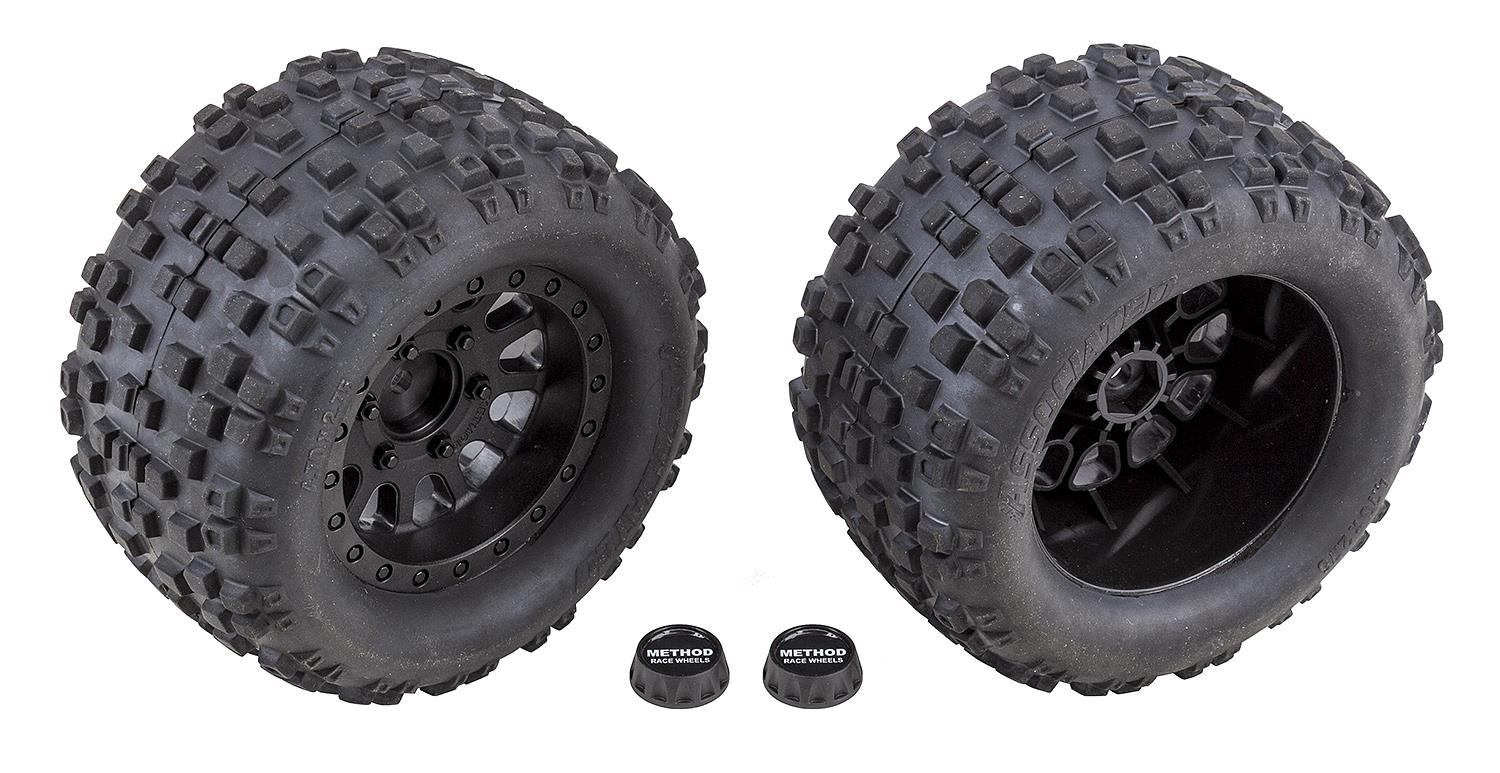 Rival MT10 dæk på 2.8" fælge med 12mm hex - 2 stk