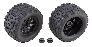 Rival MT10 dæk på 2.8" fælge med 12mm hex - 2 stk