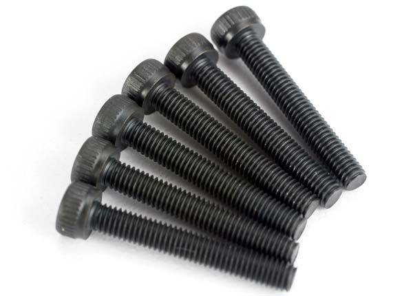 Traxxas - TRX2585 -  Cylinder head bolts, marine 3x20mm CS - 6 stk