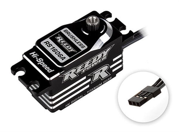 Reedy - AE27154 - RS1606A Low-Profile Titanium Gear Brushless Hi-Speed HV Servo