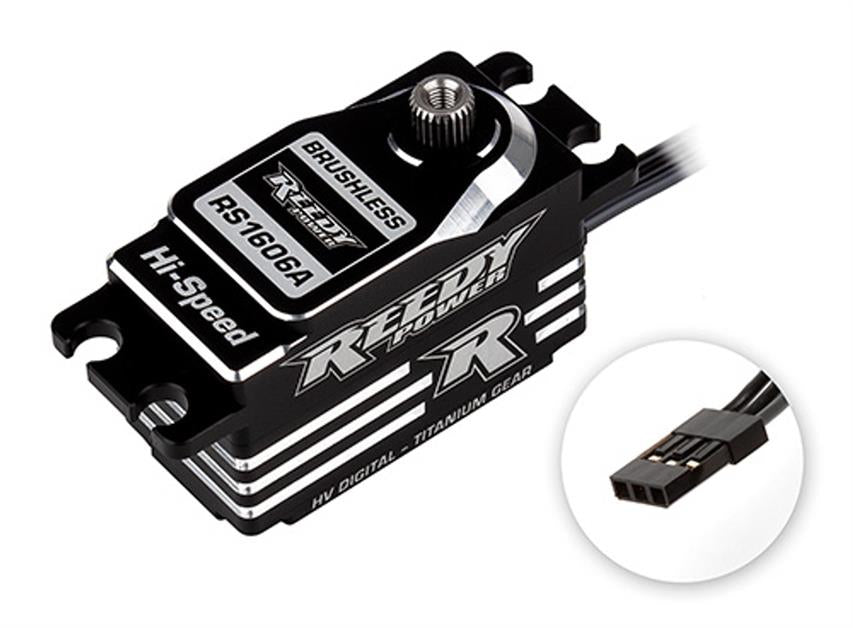 RS1606A Low-Profile Titanium Gear Brushless Hi-Speed HV Servo