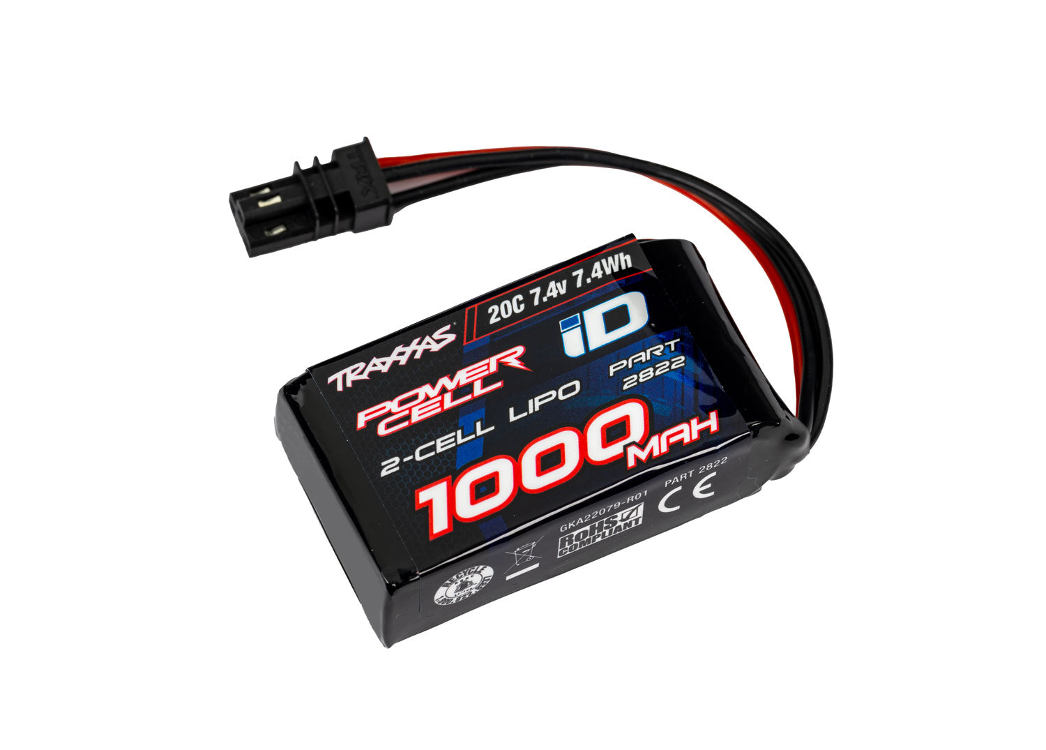 Traxxas - TRX2822 - 7,4V Li-Po Battery 2S 1000mAh 20C TRX-4M