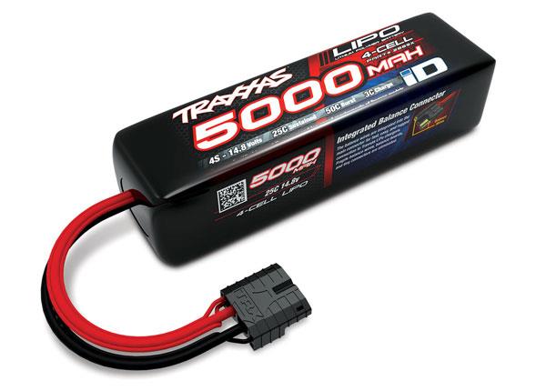 Traxxas - TRX2889X - 14,8V Lipo batteri med 5000 mAh, 25C i Softcase med Traxxas ID stik