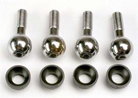 Traxxas - TRX4933 - Pivot balls (4)/ pivot ball cap bushings (4)