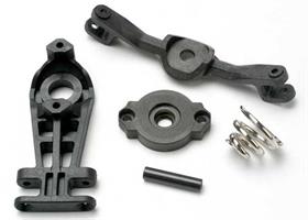 Traxxas - TRX5344 - Steering arm (upper & lower)/ servo saver/ servo saver spring/ steering arm shaft