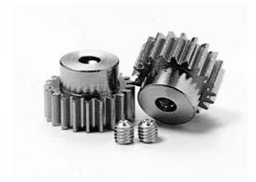18T og 19T Motortandhjul i 0,6 Pitch - 3mm aksel