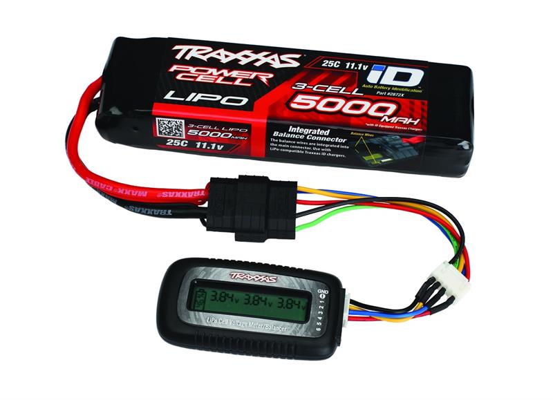 Traxxas - TRX2968X - LiPo Celle og Volt Checker/Balancer for Traxxas batterier