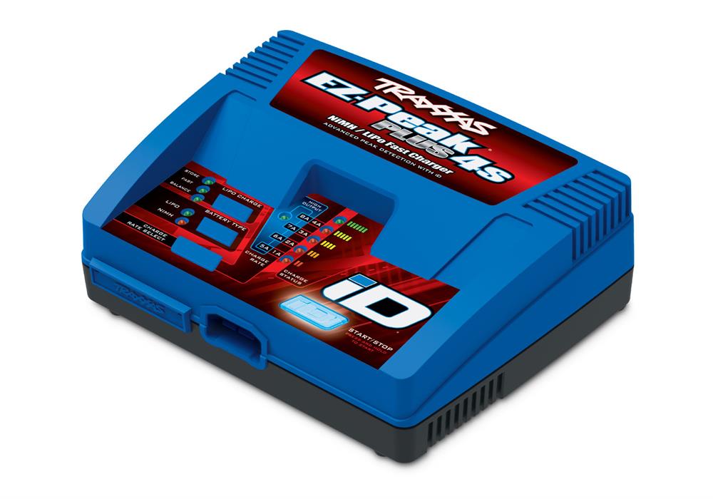 Traxxas - TRX2981 - 8A EZ-Peak oplader med ID Autogenkendelse af Traxxas ID NIMH og Lipo Batterier - 2-4S