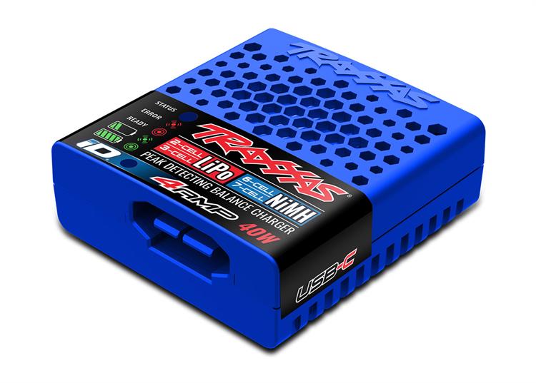 Traxxas - TRX2985 - 4-Amp USB-C Multi-Chemistry Charger with Traxxas iD® Technology