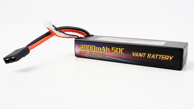 Vant - 11.1V Lipo batteri med 4800 mAh, 50C i Hardcase med Traxxas Stik