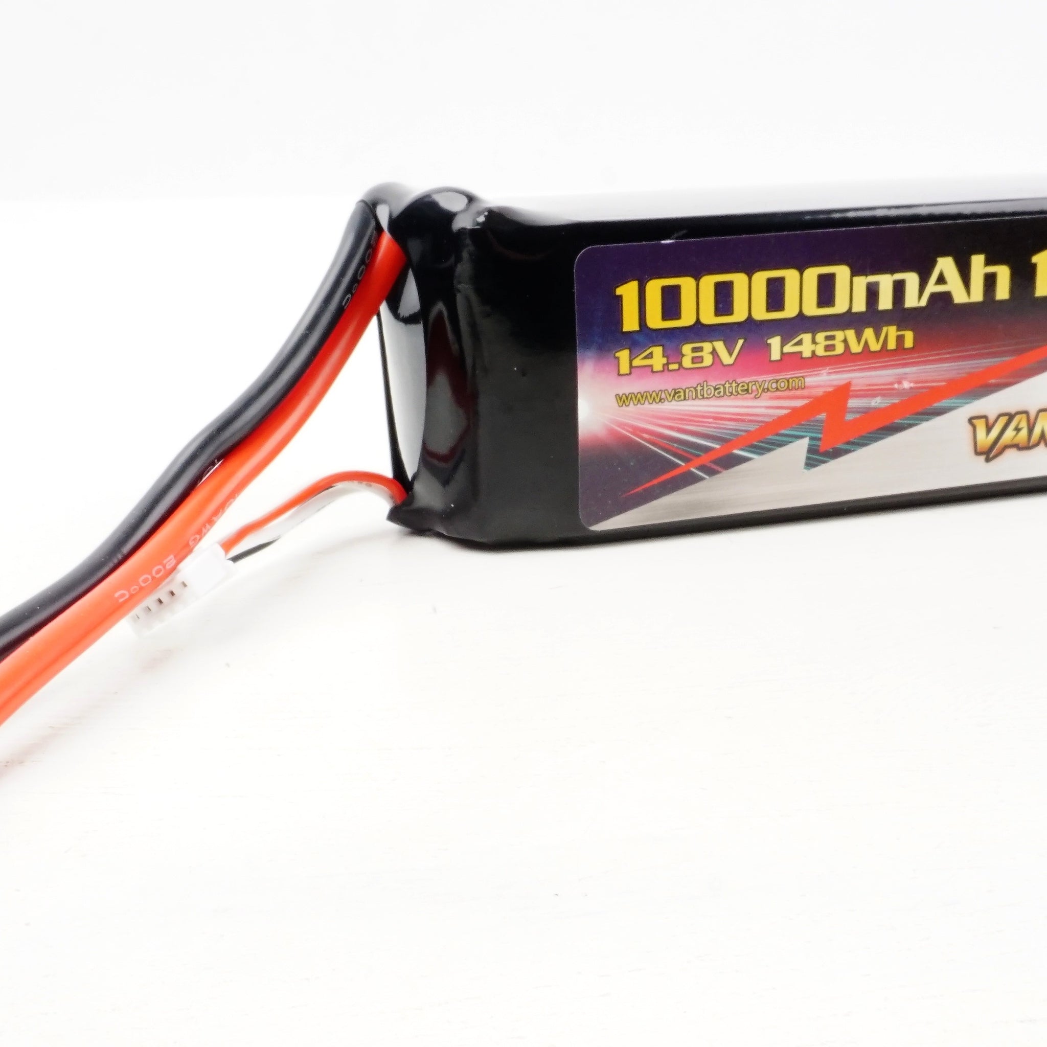 Vant - 14.8V Lipo batteri med 10000 mAh, 100C i Softcase med EC5 stik