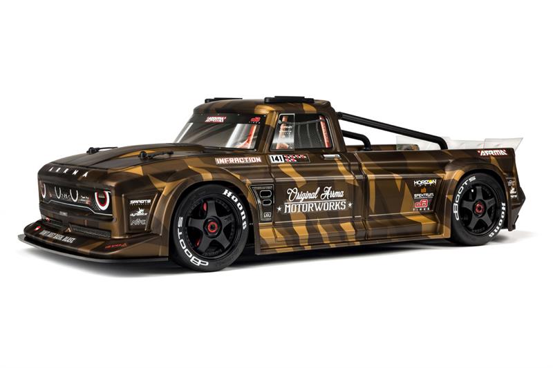 Arrma - ARA410002 - INFRACTION 6S BLX Karosseri i lexan (MATTE BRONZE CAMO)