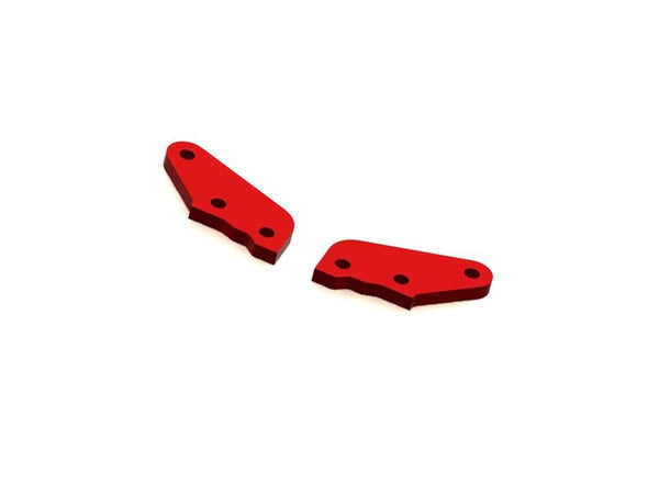 Arrma - ARA340072 - ALUMINIUM STEERING PLATE A (RED) (2PCS)