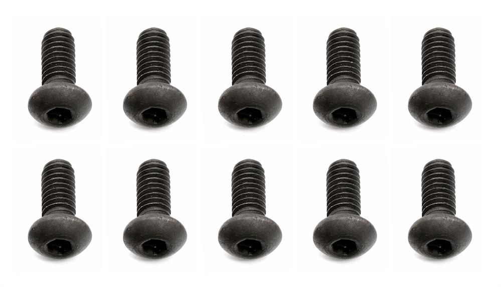 2.5x6mm Skruer med hoved - 10 stk
