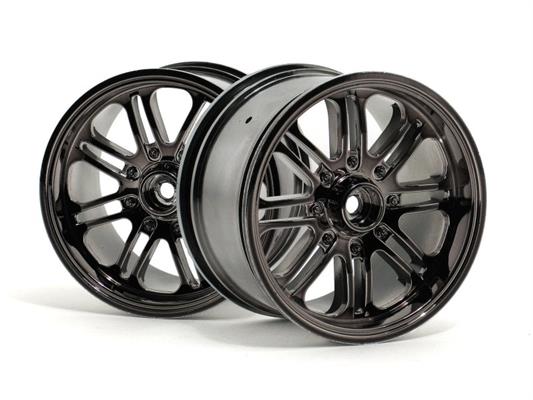 HPI - HP3173 - 8 Spoke Wheel Black Chrome (83X56Mm/2Pcs)