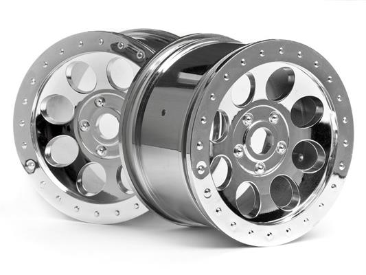 HPI - HP3187 - Mag-8 Wheel Chrome (83X56Mm/2Pcs)