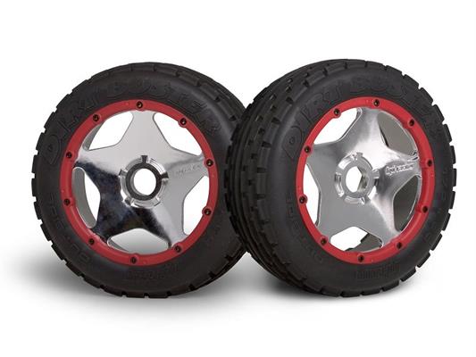 HPI - HP3224 - Super Star Wheel Shiny Chrome (120X60Mm/2Pcs/)