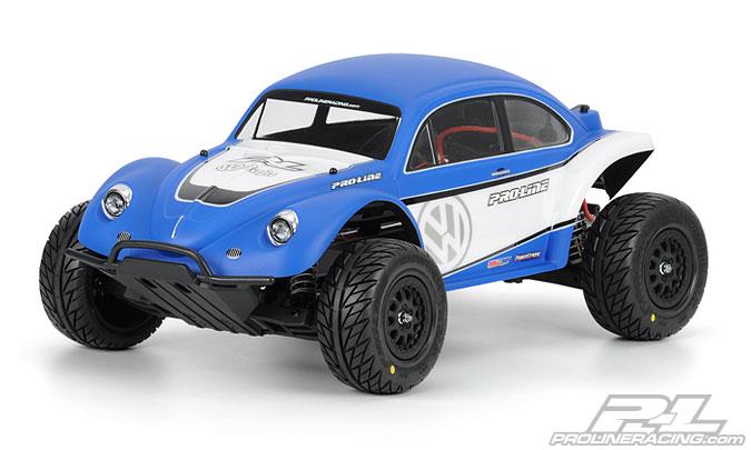 Pro-Line - PL3238-63 - VW full fender Baja bug karosseri i klar lexan til Slash