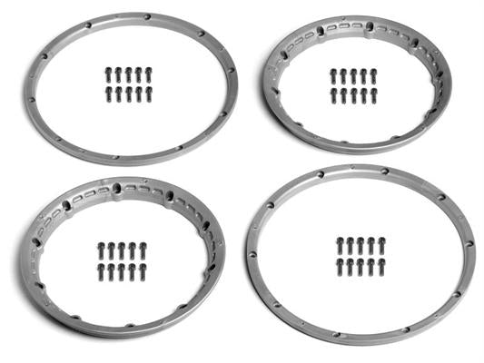 HPI - HP3272 - Heavy Duty Wheel Bead Lock Rings Silver F. 2 Whl