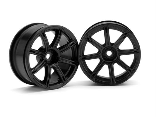 HPI - HP3306 - Work Emotion Xc8 Wheel 26Mm Black (3Mm Offset)