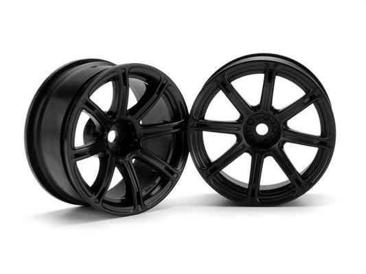 HPI - HP3307 - Work Emotion Xc8 Wheel 26Mm Black (6Mm Offset)