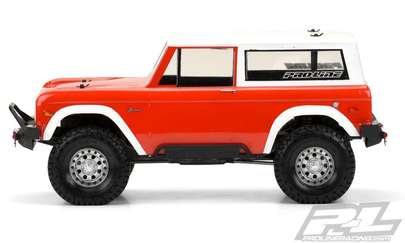 Pro-Line - PL3313-60 - 1973 Ford Bronco Crawler karosseri i klar lexan - 305 mm hjulafstand