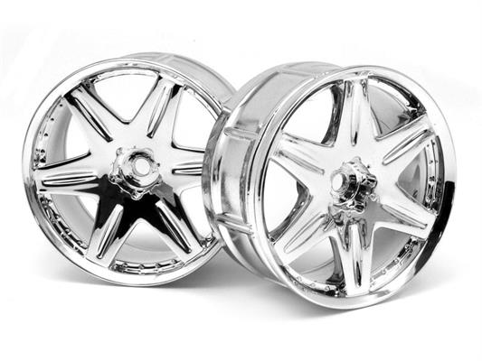 HPI - HP3343 - Lp29 Wheel Work Ls406 Chrome (2Pcs)