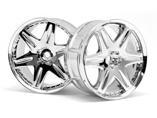 HPI - HP3344 - Lp32 Wheel Work Ls406 Chrome (2Pcs)