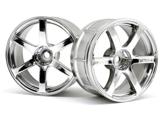 HPI - HP33465 - Lp29 Wheel Yokohama Avs Model T6 Chrome (2Pcs)