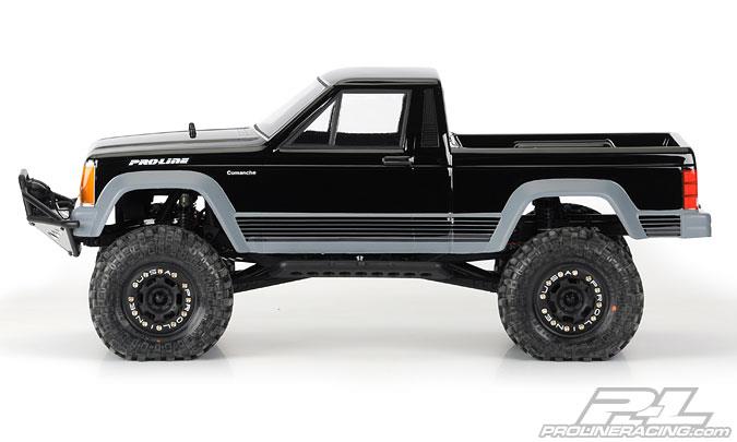 Pro-Line - PL3362-00 - Jeep Comanche Full Bed karosseri i klar lexan til Crawler biler - 313mm hjulafstand