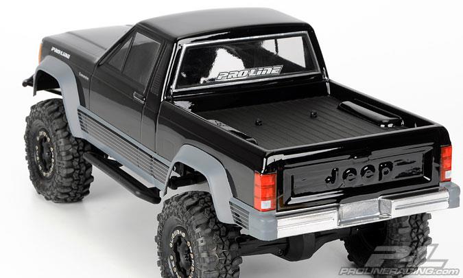 Pro-Line - PL3362-00 - Jeep Comanche Full Bed karosseri i klar lexan til Crawler biler - 313mm hjulafstand