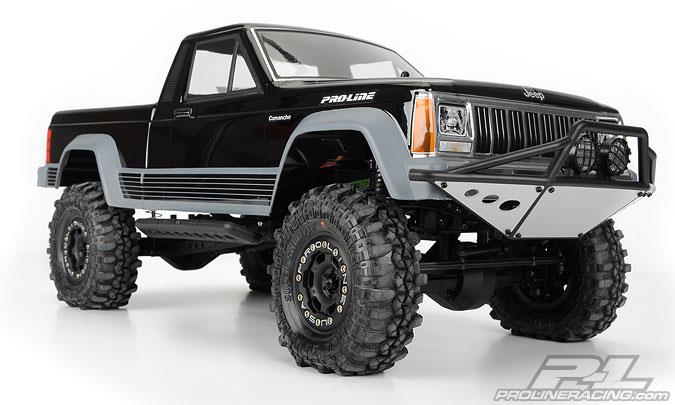 Pro-Line - PL3362-00 - Jeep Comanche Full Bed karosseri i klar lexan til Crawler biler - 313mm hjulafstand