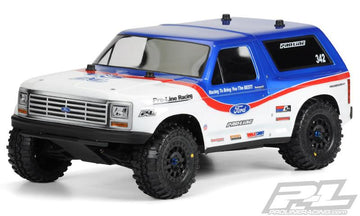 Pro-Line - PL3423-00 - 1981 Ford Bronco Clear Body for Slash 2wd, Slash 4x4 (with extended body mounts)