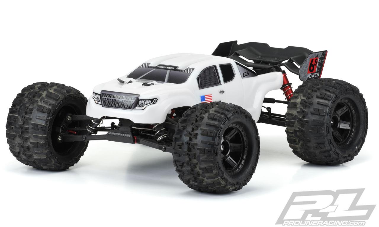 Pro-Line - PL3521-15 - Brute Bash Armor karosseri til ARRMA Kraton 6S (hvid)