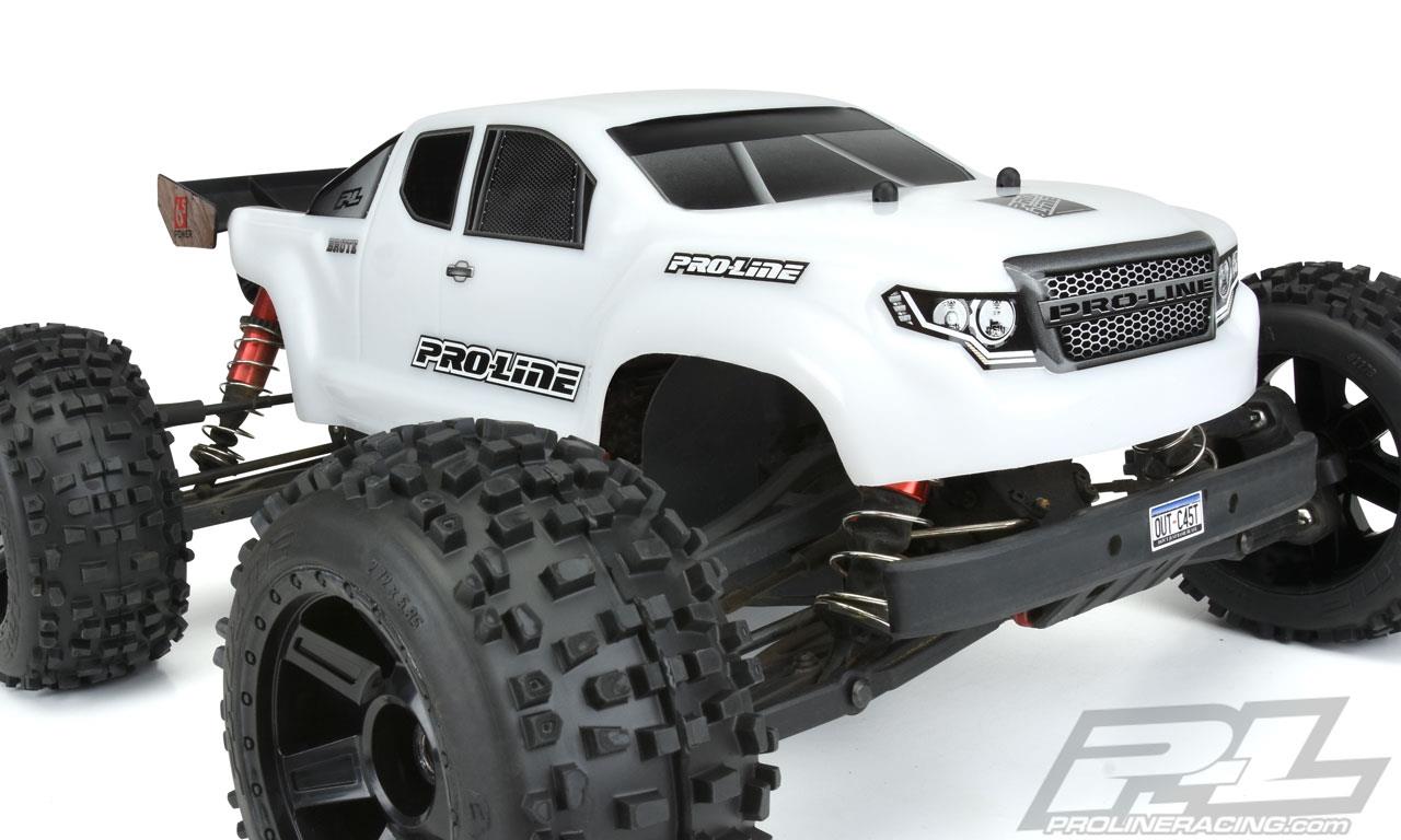 Pro-Line - PL3526-15 - Pre-Cut Brute Bash Armor (White) Body for ARRMA Outcast 6S & Notorious 6S