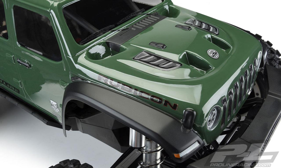 Pro-Line - PL3533-17 - Pre-Cut Jeep Gladiator Rubicon karosseri i klar lexan til X-MAXX