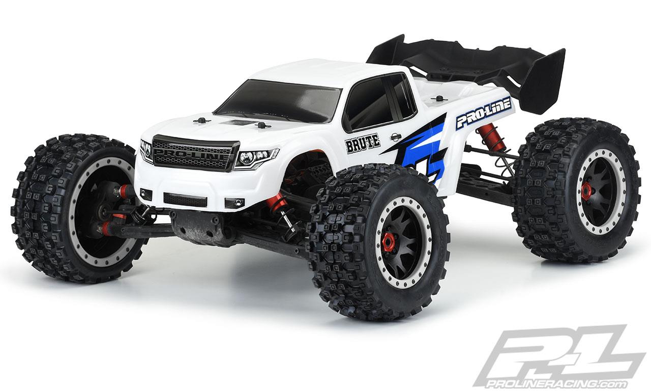 Pro-Line - PL3548-15 - Brute Bash Armor Karosseri i hvid til ARRMA Kraton 8S