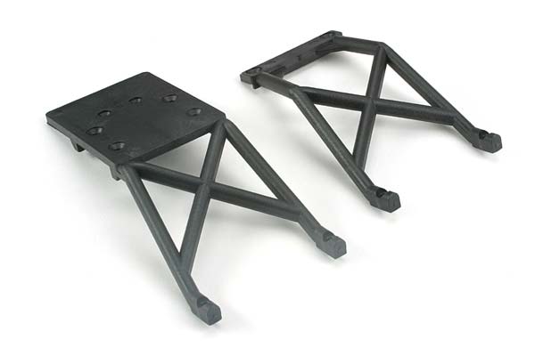 Traxxas - TRX3623 - Skid plates, front & rear (black)