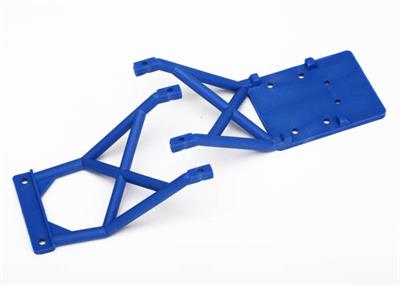 Traxxas - TRX3623X - Skid plates, front & rear (blue)