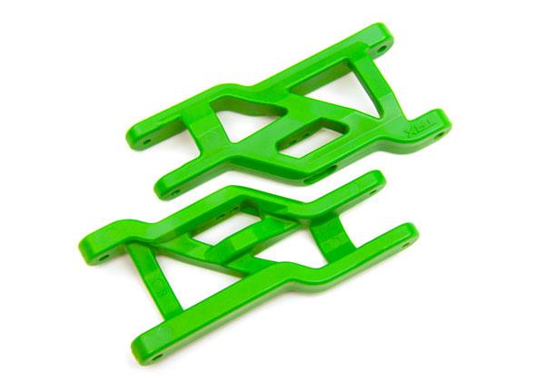 Traxxas - TRX3631G - Suspension arms, green, front, heavy duty (2)