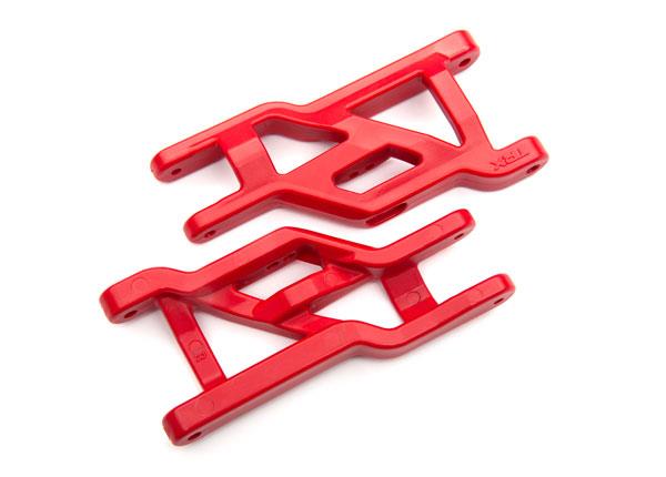 Traxxas - TRX3631R - Suspension arms, red, front, heavy duty (2)