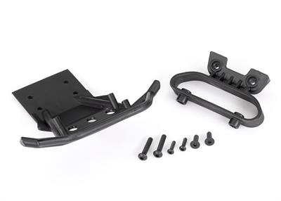 Traxxas - TRX3635 - Bumper, front/ bumper mount/ 4x12 CCS (2)/ 4x22 BCS (2)/ 3x12 BCS (2) (fits 2WD Stampede®) (for LED light kit installation)