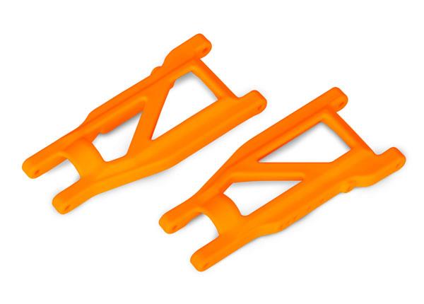 Traxxas - TRX3655T - Suspension arms, orange, front/rear (left & right) (2) (heavy duty, cold weather material)
