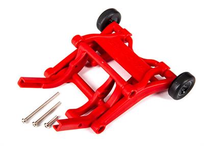 Traxxas - TRX3678R - Wheelie bar, assembled (red) (fits Slash®, Stampede®, Rustler®, Bandit® series)