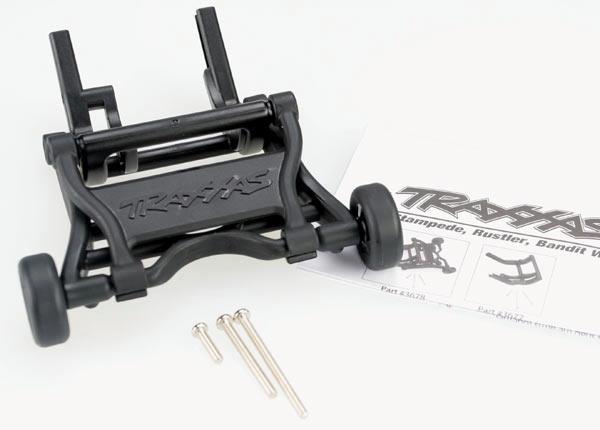 Traxxas - TRX3678 - Wheelie bar, assembled (black) (fits Slash, Bandit®, Rustler®, Stampede® series)