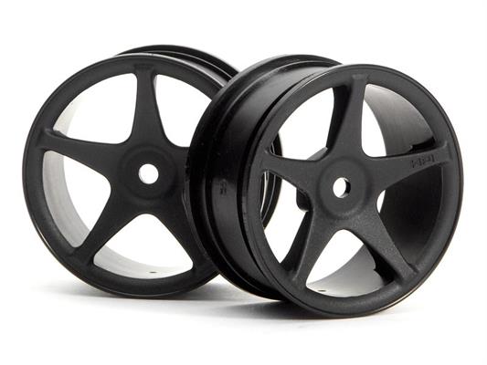 HPI - HP3696 - Super Star Wheels 26Mm Black (1Mm Offset)