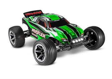 Traxxas - TRX37054-61 - 1/10 Rustler 2WD med LED lys og Batteri/oplader